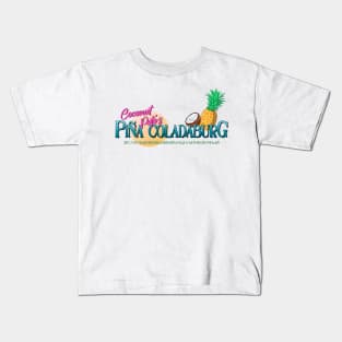 Coconut Pete's Pina Coladaburg Kids T-Shirt